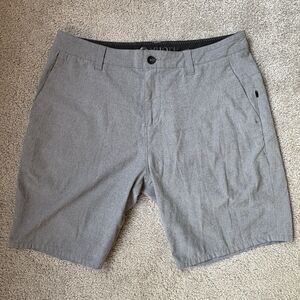 Vurori Men's Aim Short Gray Chino Stretch Size 32 Golf Athleisure V368 Outdoor